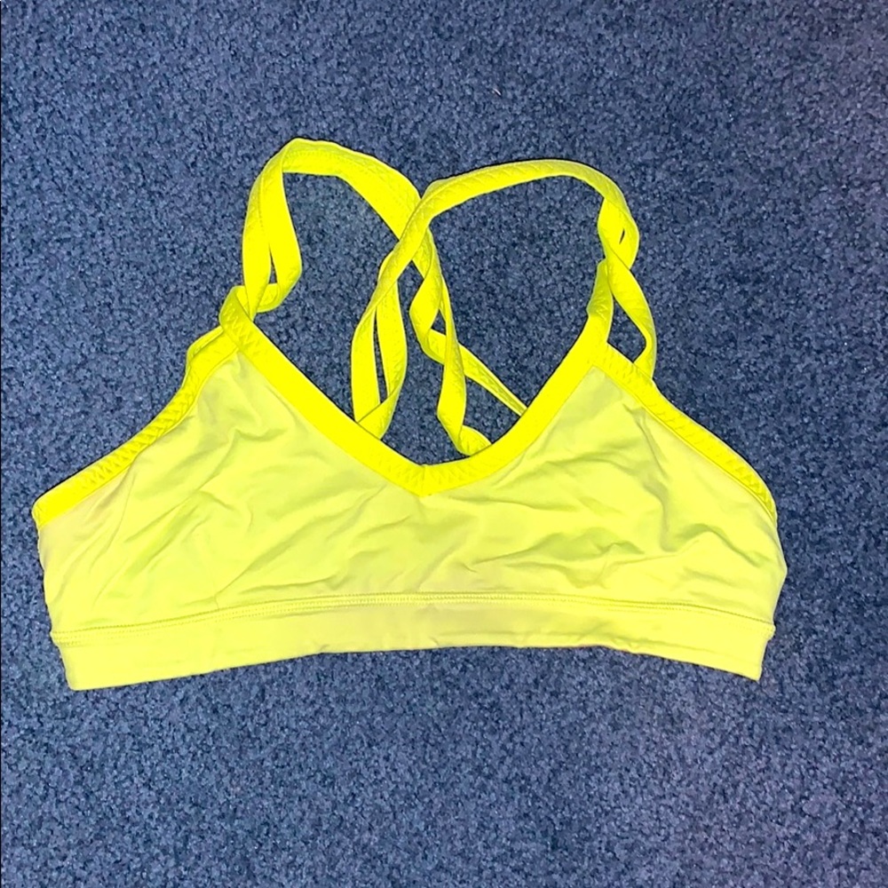 lululemon athletica Yellow Sports Bra